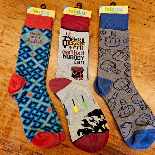 Middle Finger Funny Socks